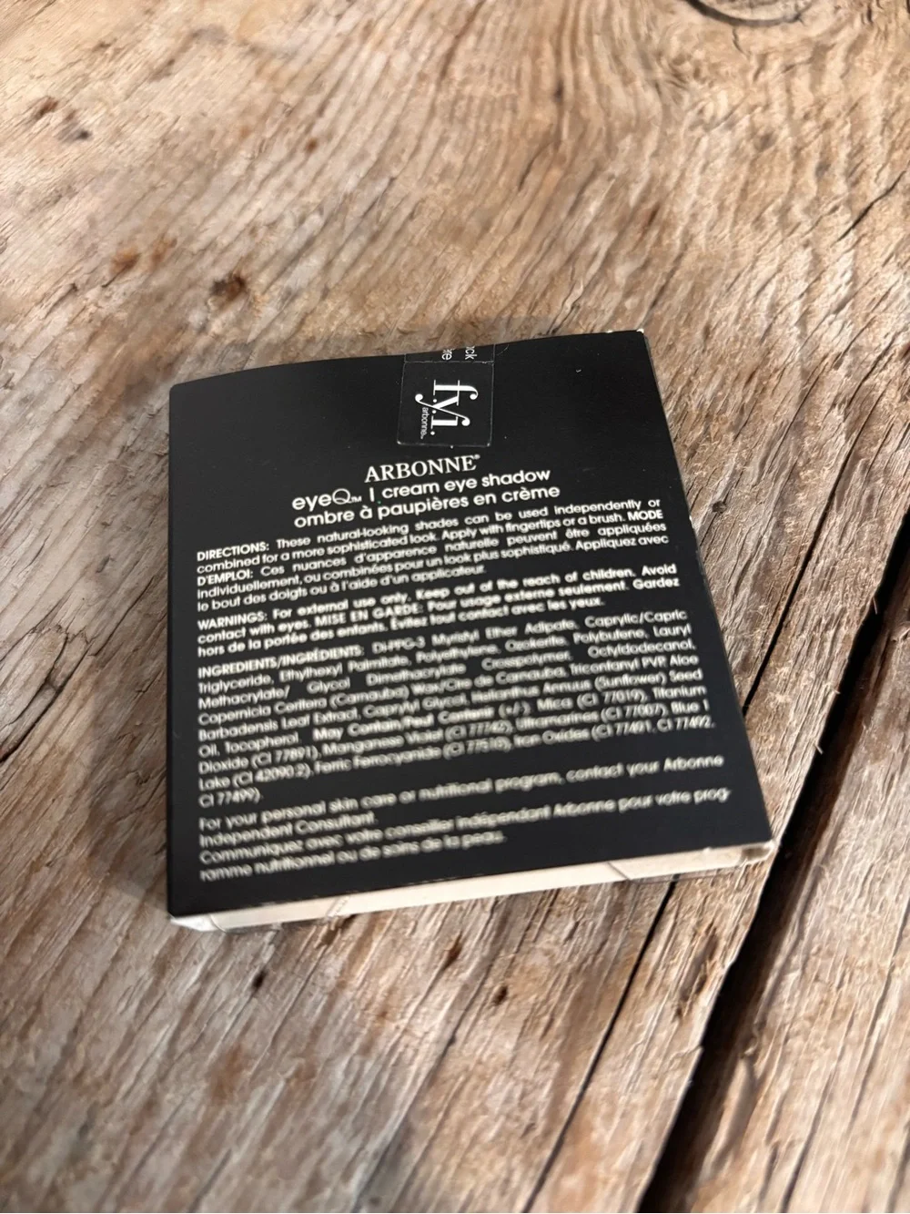 Arbonne Black Eye Shadow